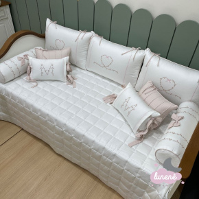 Enxoval de Cama Babá 10 Peças Liz Baby 400 Fios 4439 Enxoval de Cama Babá 10 Peças Liz Baby 400 Fios 4439