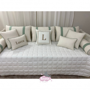 Enxoval de Cama Babá 11 Peças Lucca Baby Linho e 200 Fios Enxoval de Cama Babá 11 Peças Lucca Baby Linho e 200 Fios