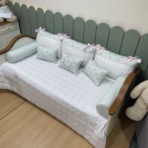 Enxoval de Cama Babá Personalizado 09 Jardim Encantado 200 Fios 4494 Enxoval de Cama Babá Personalizado 09 Jardim Encantado 200 Fios 4494