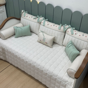 Enxoval de Cama Babá Personalizado 09 Peças Linho Baby Cogumelo 200 Fios 4448 Enxoval de Cama Babá Personalizado 09 Peças Linho Baby Cogumelo 200 Fios 4448