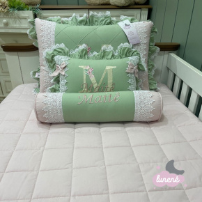 Enxoval de Solteiro Personalizado 04 Peças Lunene Baby Maitê 9054 Enxoval de Solteiro Personalizado 04 Peças Lunene Baby Maitê 9054