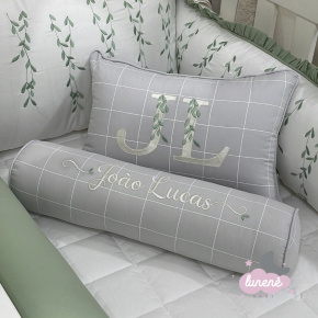 Kit Almofada 02 Peças Folhas Basic Baby Kit Almofada 02 Peças Folhas Basic Baby