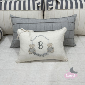 Kit Almofada 02 Peças Cama Linho Baby Ursinhos 4430 Kit Almofada 02 Peças Cama Linho Baby Ursinhos 4430