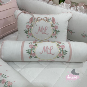 Kit Almofada 02 Peças Personale Baby Rose 4443 Kit Almofada 02 Peças Personale Baby Rose 4443