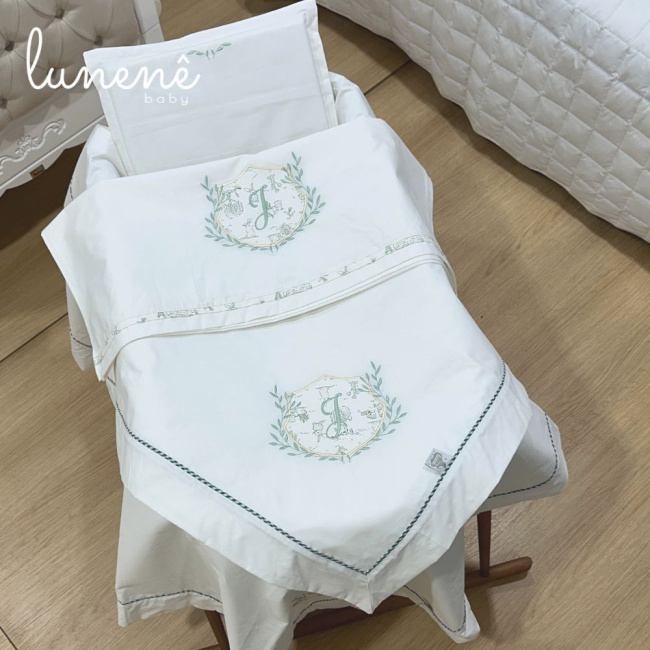 Kit Maternidade 04 Peças Encanto 200 Fios 4537