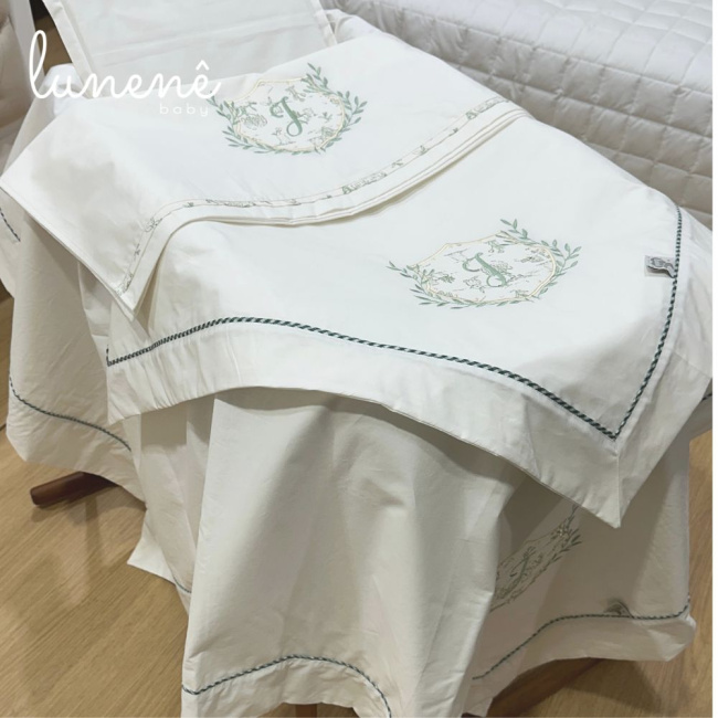 Kit Maternidade 04 Peças Encanto 200 Fios 4537