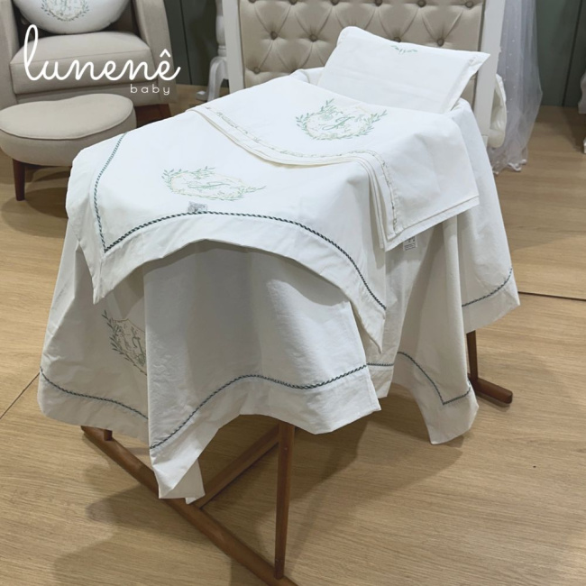 Kit Maternidade 04 Peças Encanto 200 Fios 4537