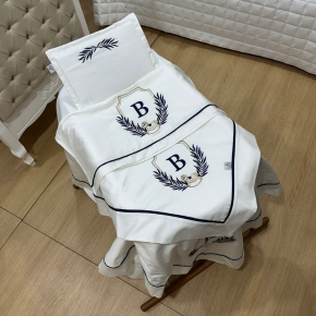 Kit Maternidade 04 Peças Personalizado Cavalinho Baby 400 Fios 4527 Kit Maternidade 04 Peças Personalizado Cavalinho Baby 400 Fios 4527