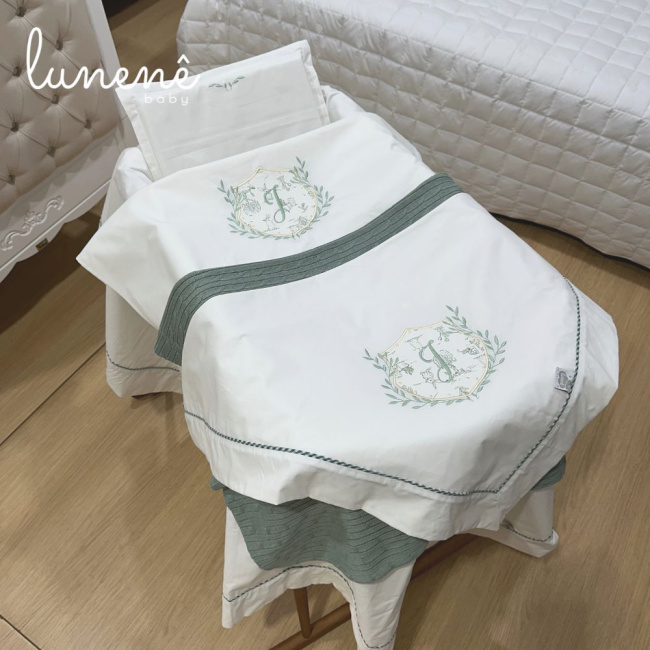 Kit Maternidade 05 Peças Encanto 200 Fios 4537