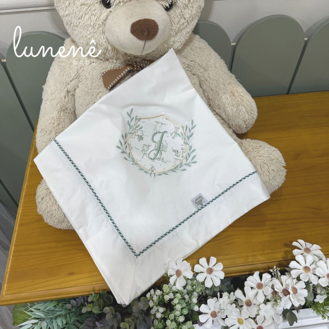 Manta Maternidade Personalizada Encanto 200 Fios 4537