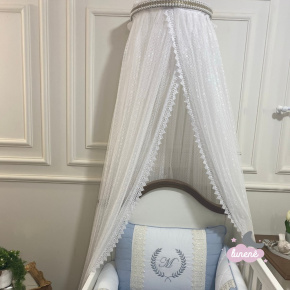 Mosquiteiro Dossel Glamour Baby Branco Mosquiteiro Dossel Glamour Baby Branco