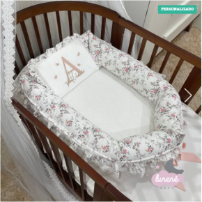 Ninho Baby 02 peças Florido com o Nome Alice Ninho Baby 02 peças Florido com o Nome Alice
