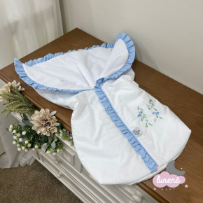 Porta Bebê Passarinhos Encanto Baby Azul Porta Bebê Passarinhos Encanto Baby Azul