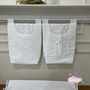 Porta Objeto 02 Peças White Baby 400 Fios 4309 Porta Objeto 02 Peças White Baby 400 Fios 4309