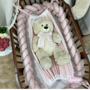 Redinha para Berço Evolutivo Baby Rosê 200 Fios Redinha para Berço Evolutivo Baby Rosê 200 Fios