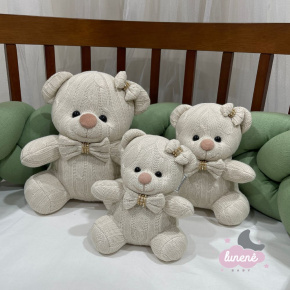 Trio de Ursinhas Lunenê Baby Tricô Trio de Ursinhas Lunenê Baby Tricô