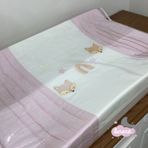 Trocador Personalizado Anatômico Raposinha Baby Rose 4313 Trocador Personalizado Anatômico Raposinha Baby Rose 4313