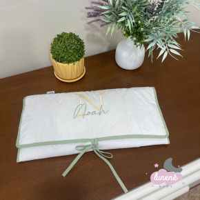Trocador de Bolsa Personalizado Folhas Verdes 200 Fios Trocador de Bolsa Personalizado Folhas Verdes 200 Fios