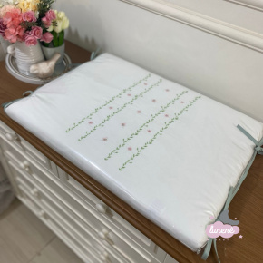 Trocador Personalizado Luxo 200 Fios Ana Julia Verde Trocador Personalizado Luxo 200 Fios Ana Julia Verde
