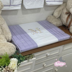 Trocador Personalizado Luxo Antonella Baby Lilás 200 Fios Trocador Personalizado Luxo Antonella Baby Lilás 200 Fios