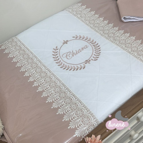 Trocador Personalizado Luxo Glamour Baby Terracota 200 Fios Trocador Personalizado Luxo Glamour Baby Terracota 200 Fios
