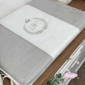 Trocador Personalizado Luxo Linho Baby Fendi 200 Fios Trocador Personalizado Luxo Linho Baby Fendi 200 Fios