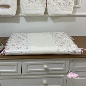 Trocador Personalizado Luxo Passarinho Silk Rosa Trocador Personalizado Luxo Passarinho Silk Rosa
