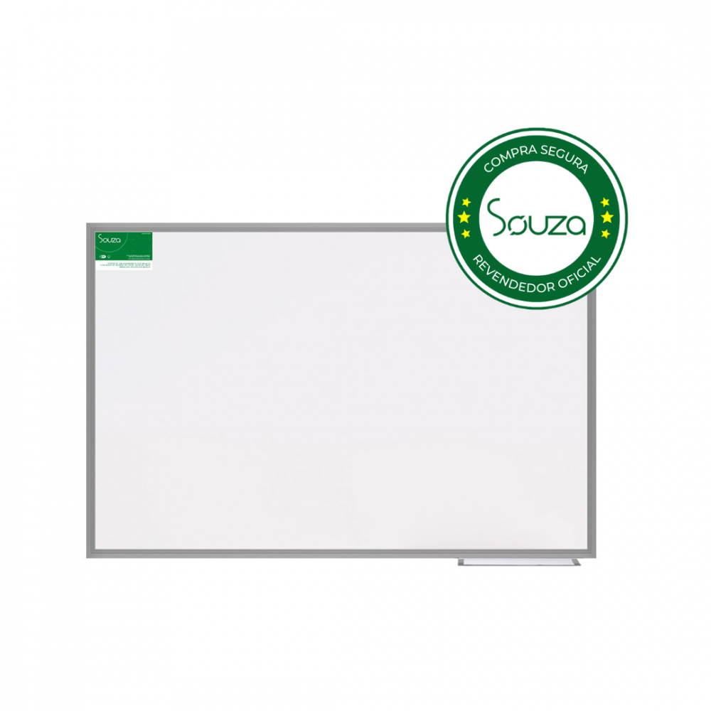 Quadro Branco Lousa Moldura De Alum Nio Souza X Cm Lousas E Cia