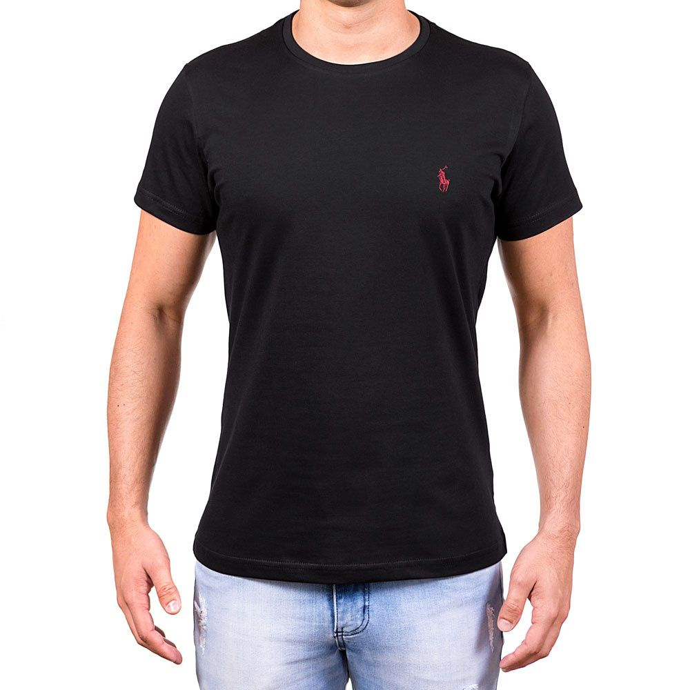 Camiseta Masculina Polo RL Preta Men Company