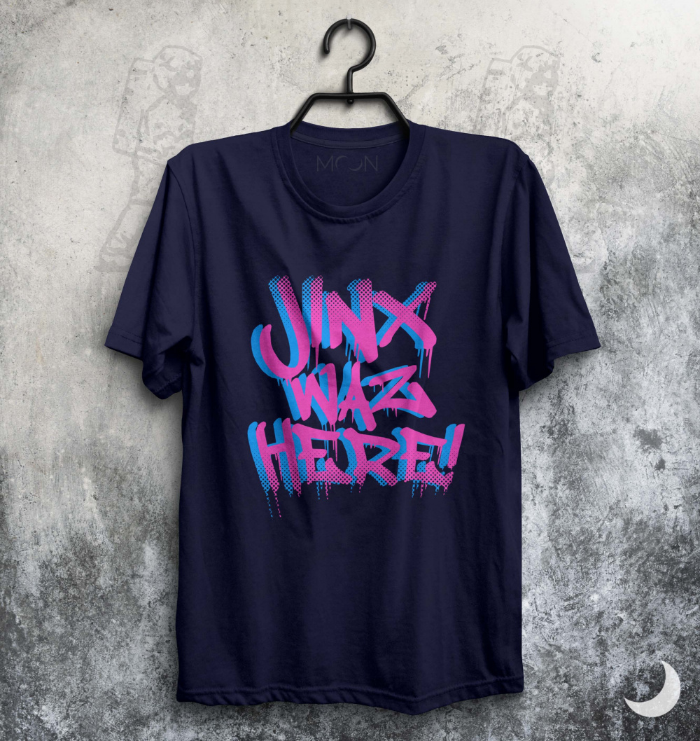 Camiseta Jinx Was Here Moon Camisetas