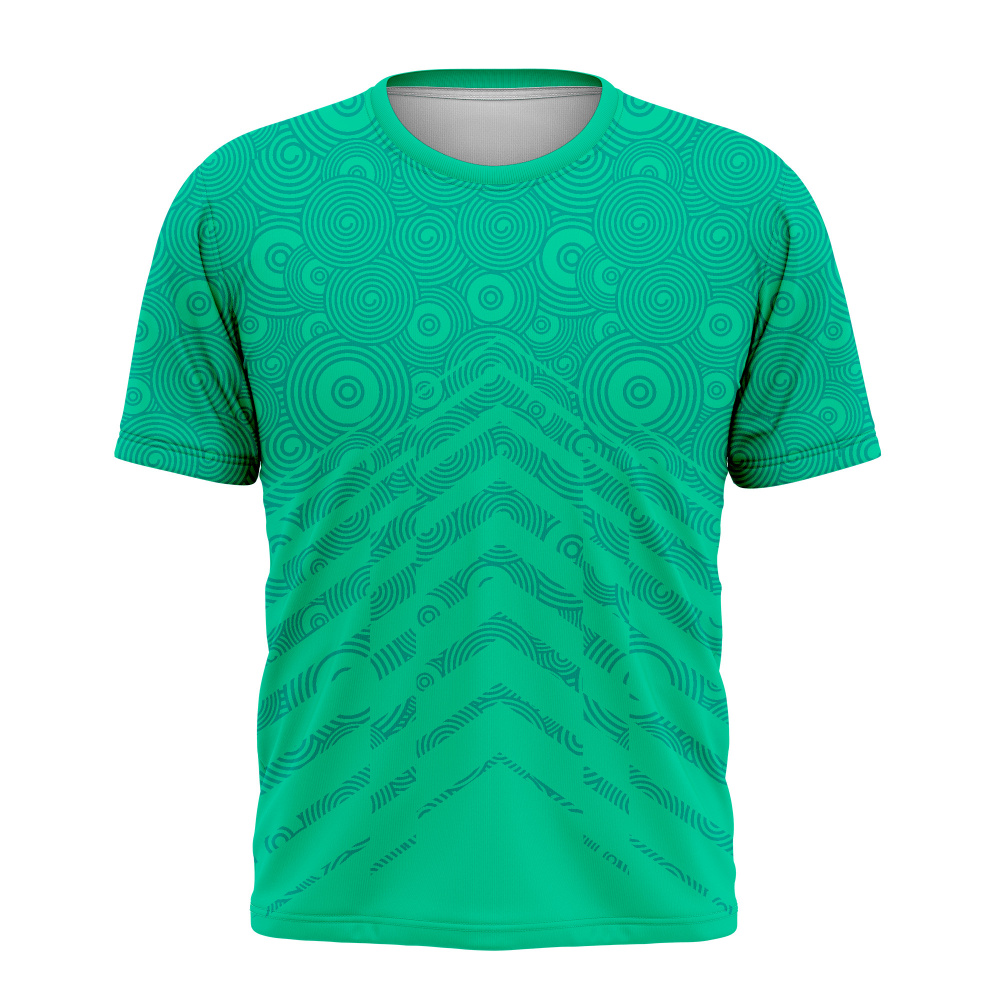 Camiseta Dry Fit Circles Next Verde Next Wear Camisetas Dry Fit