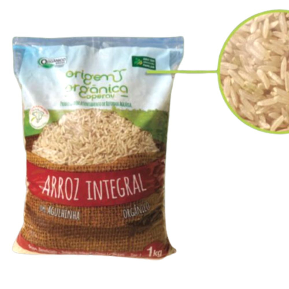 Grãos Longos e Brilhantes Conheça o Arroz Orgânico Agulhinha Integral