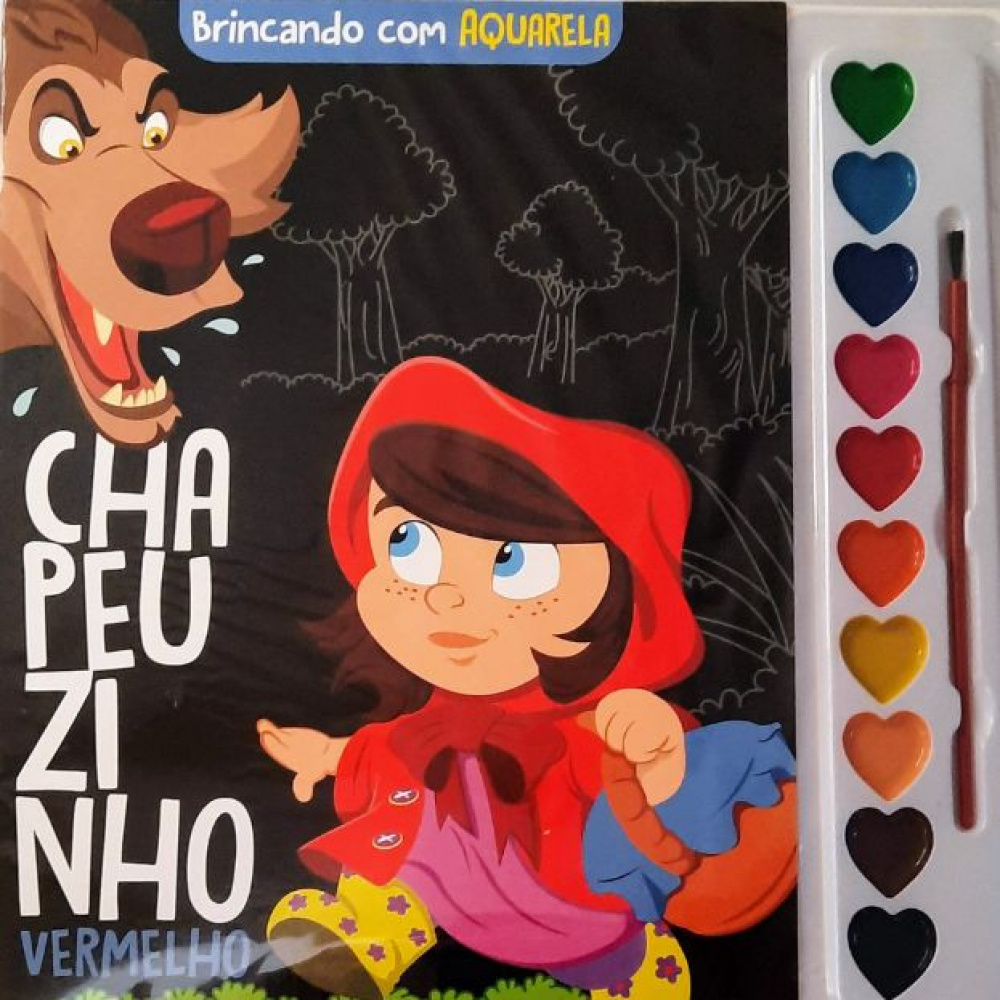 Livro Aquarela Contos Cl Ssicos Chapeuzinho Vermelho Papel Pedag Gico