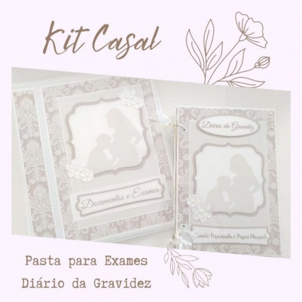 Kit Pasta De Exames E Di Rio Lbum Da Gravidez Casal Nude Pitilikos