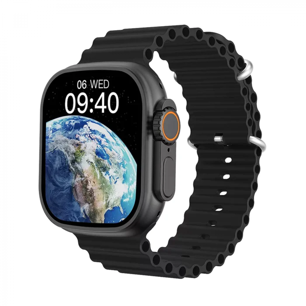 Rel Gio Smartwatch Inteligente Hw Ultra Max Serie Cor Laranja