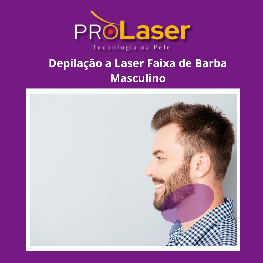 Depilação a Laser Faixa de Barba Masculino ProLaser BC