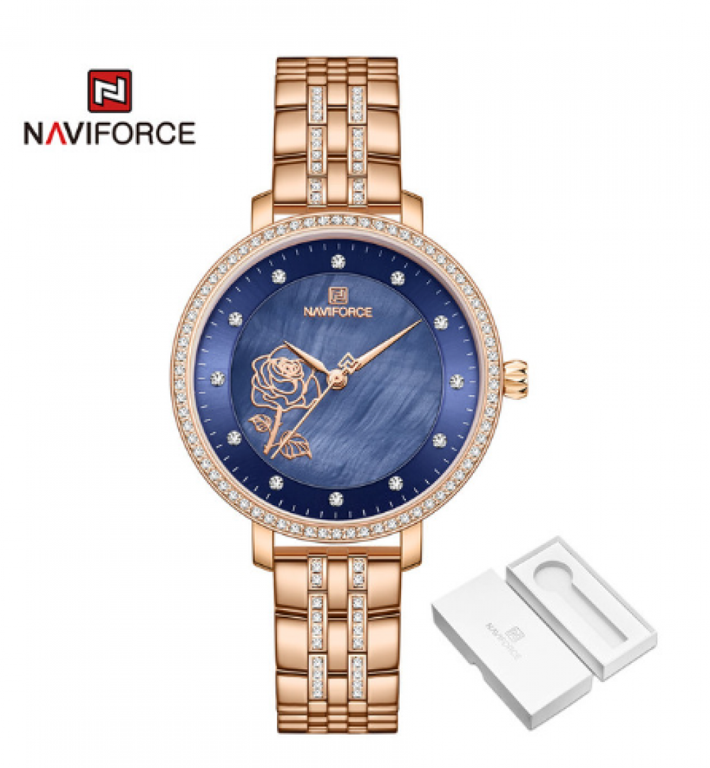 Rel Gio Naviforce Feminino Azul Rel Gio Naviforce Naviforce