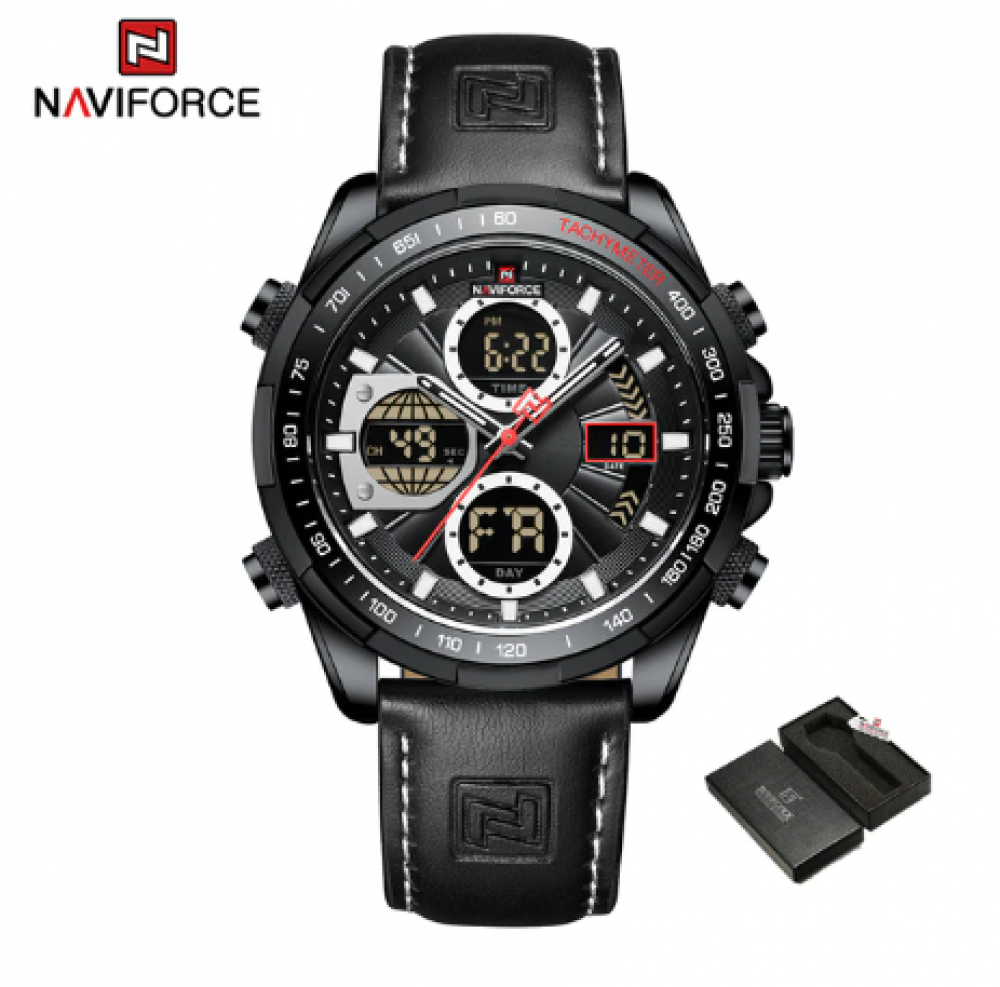 Rel Gio Naviforce Masculino Preto Original Rel Gio Naviforce