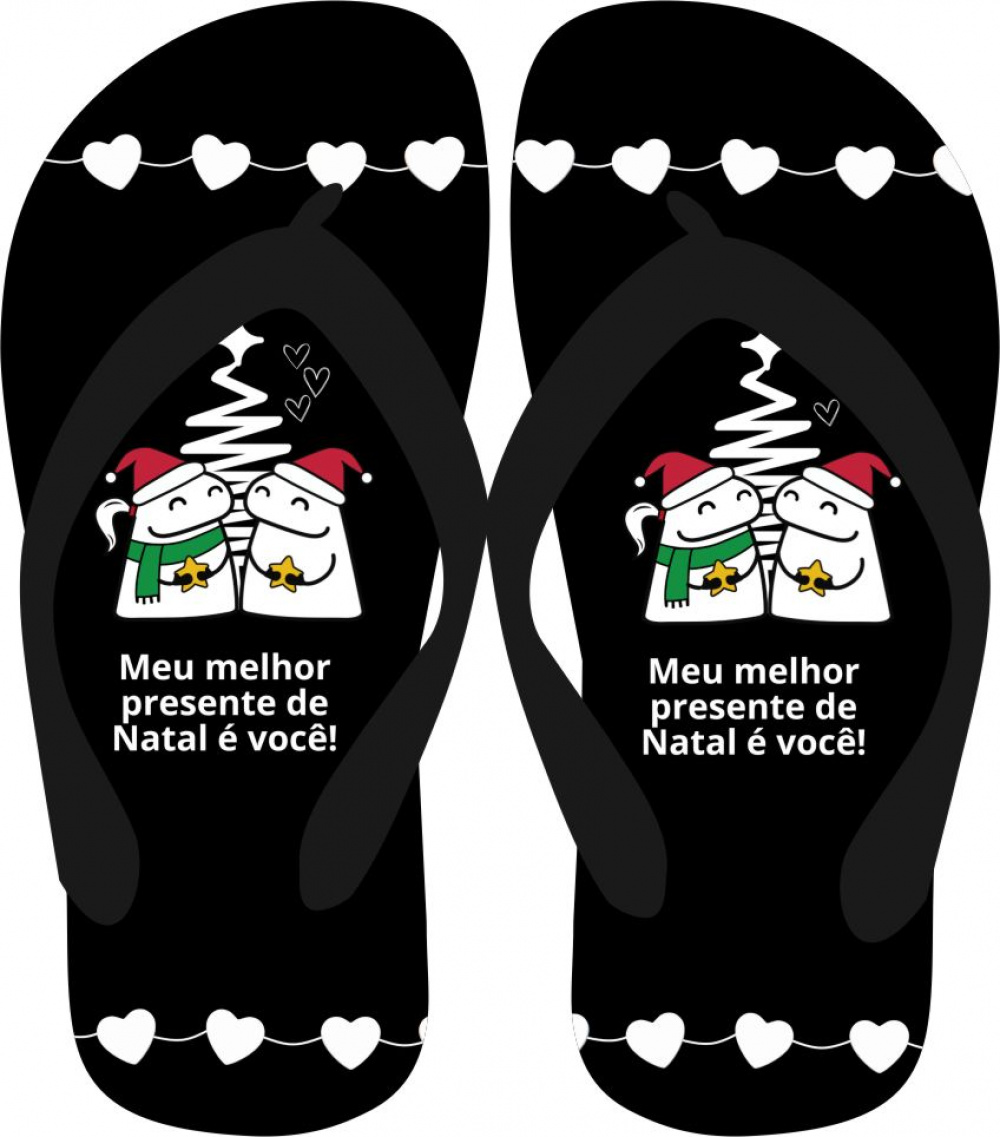 Chinelo Flork Meme Natal Meu Melhor Presente De Natal Voc Rock