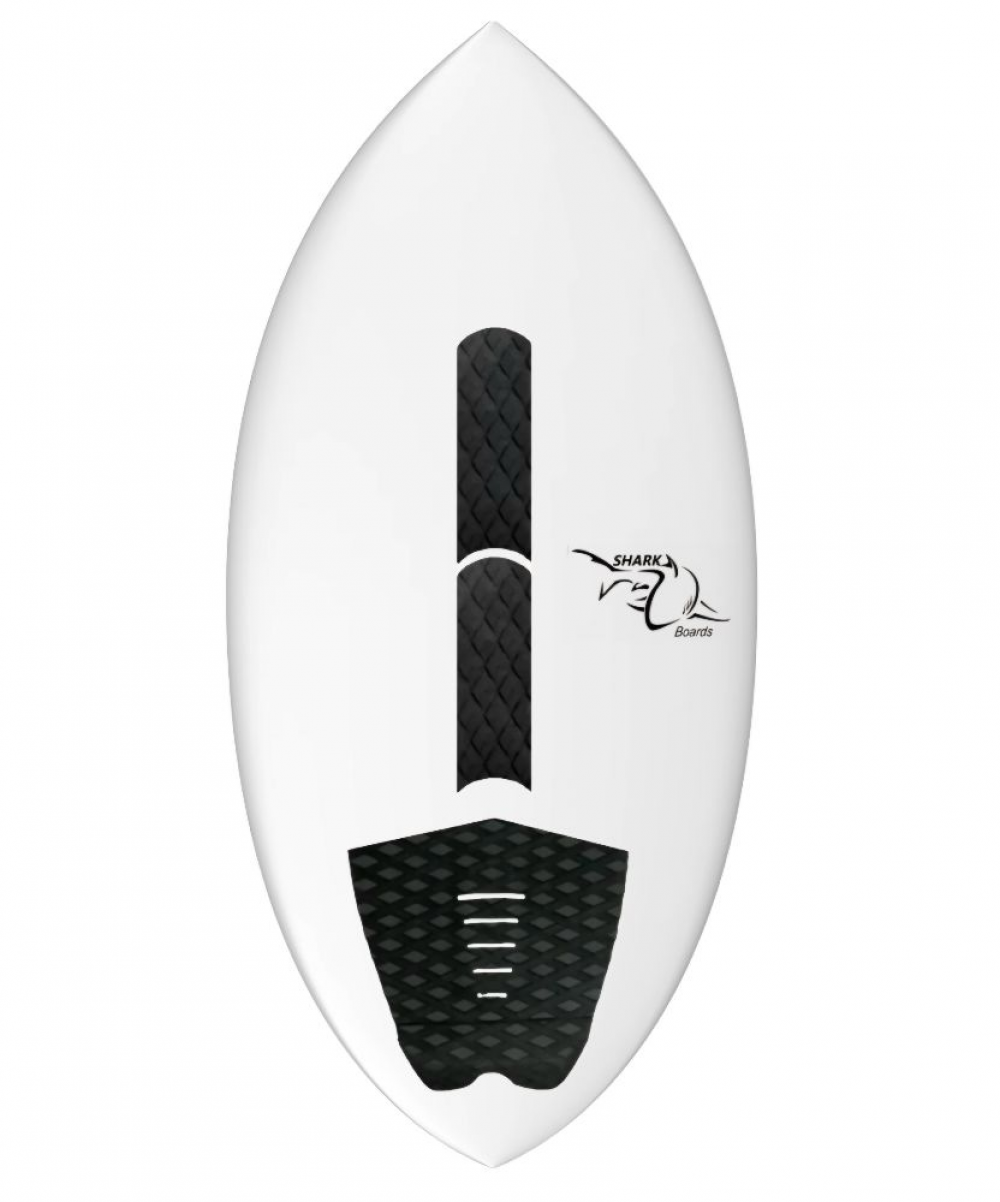 Prancha De Skimboard Pro Branca Shark Boards