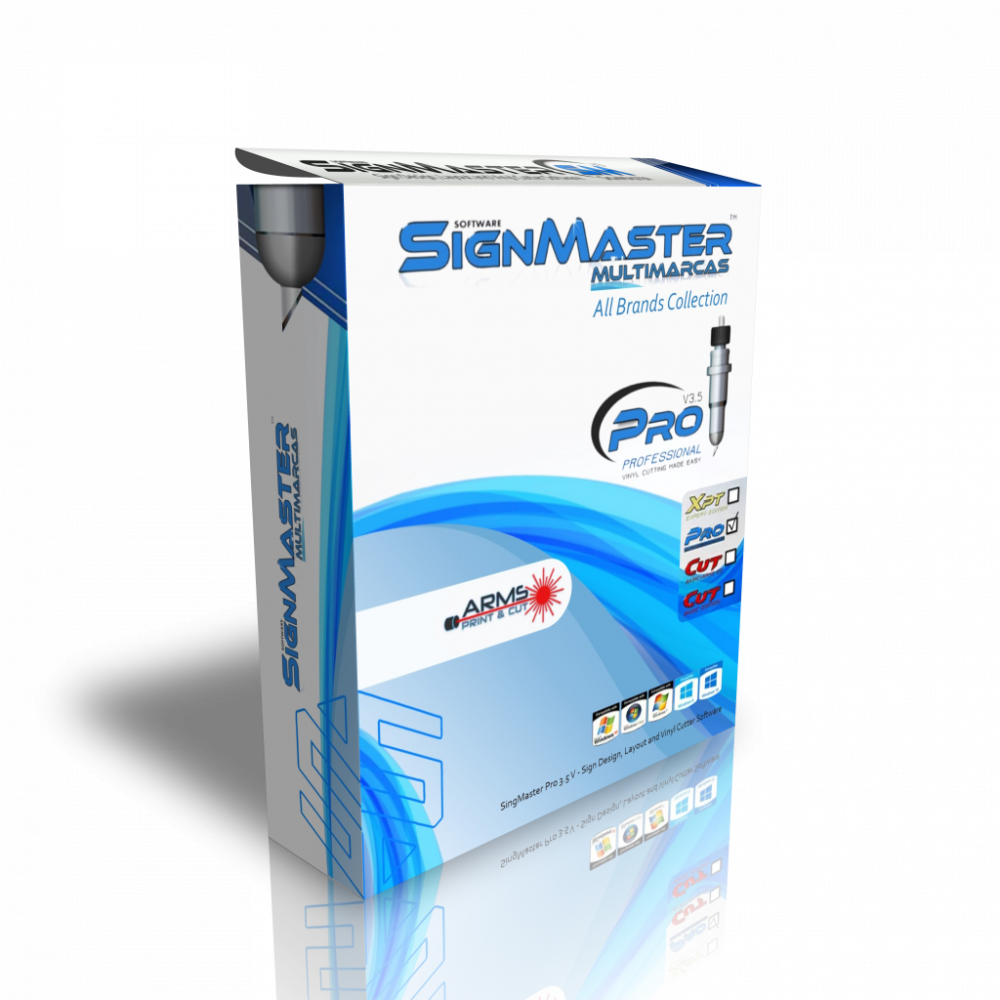 Software SignMaster Multimarcas 3 5 Cut PRO Licença Vitalícia