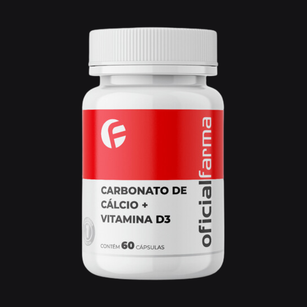 Carbonato De Cálcio 1200Mg Vit D3 1000Ui 60 Cápsulas Squeletto