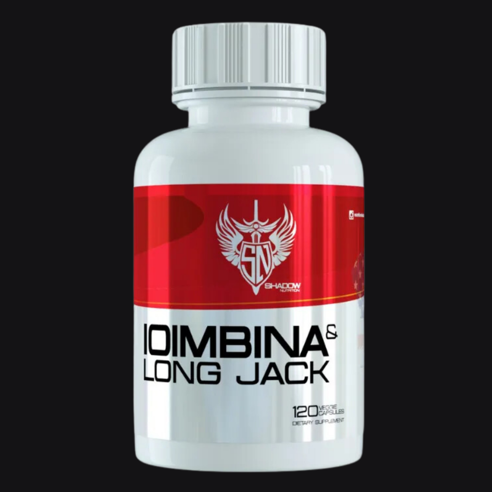 Ioimbina Long jack 120 cápsulas Shadow Nutrition Squeletto