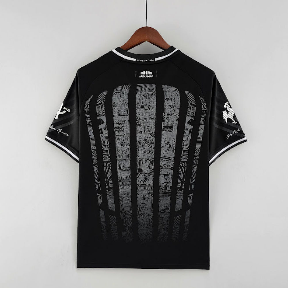 Camisa Atlético Mineiro Manto da Massa Preto Masculina