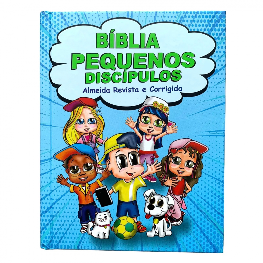 B Blia Infantil Pequenos Disc Pulos Para Meninos Azul Tudii