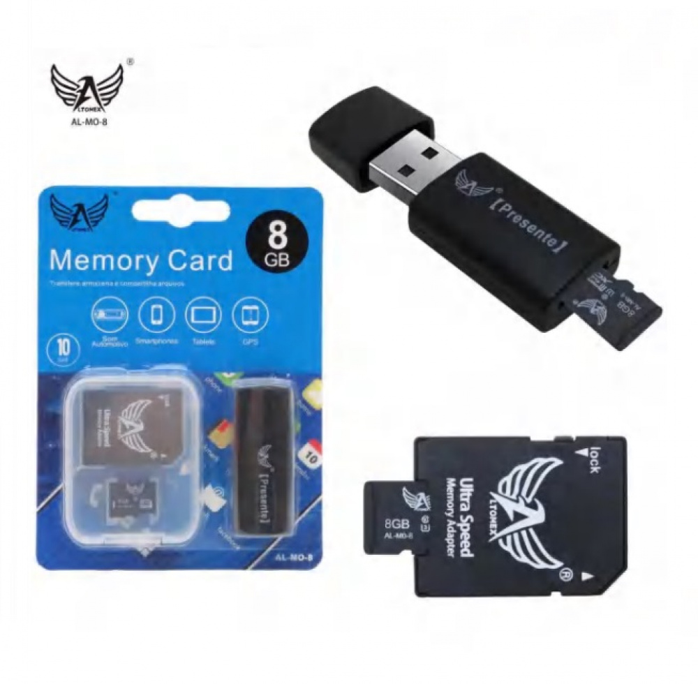 Cartão De Memória Micro Sd 8gb Ultra Eletro