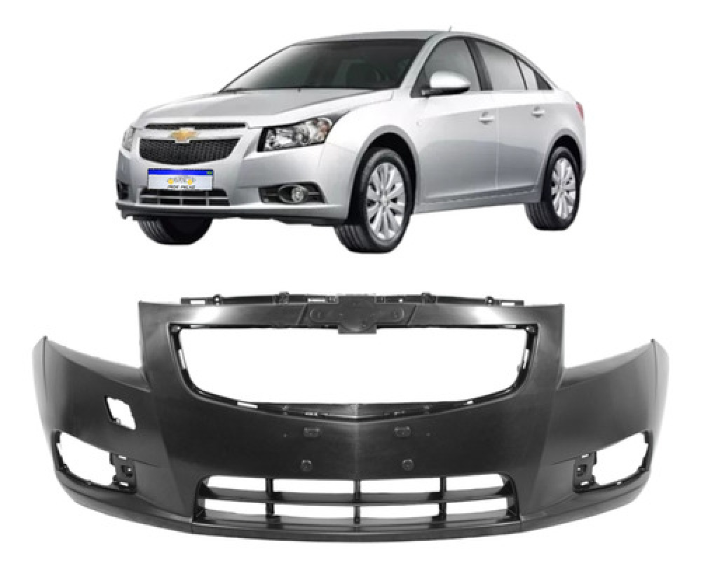 Parachoque Chevrolet Cruze 2012 2013 2014 Sedan Novo - A CASA DO CARRO