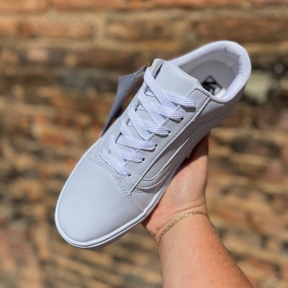 Vans old clearance skool branco