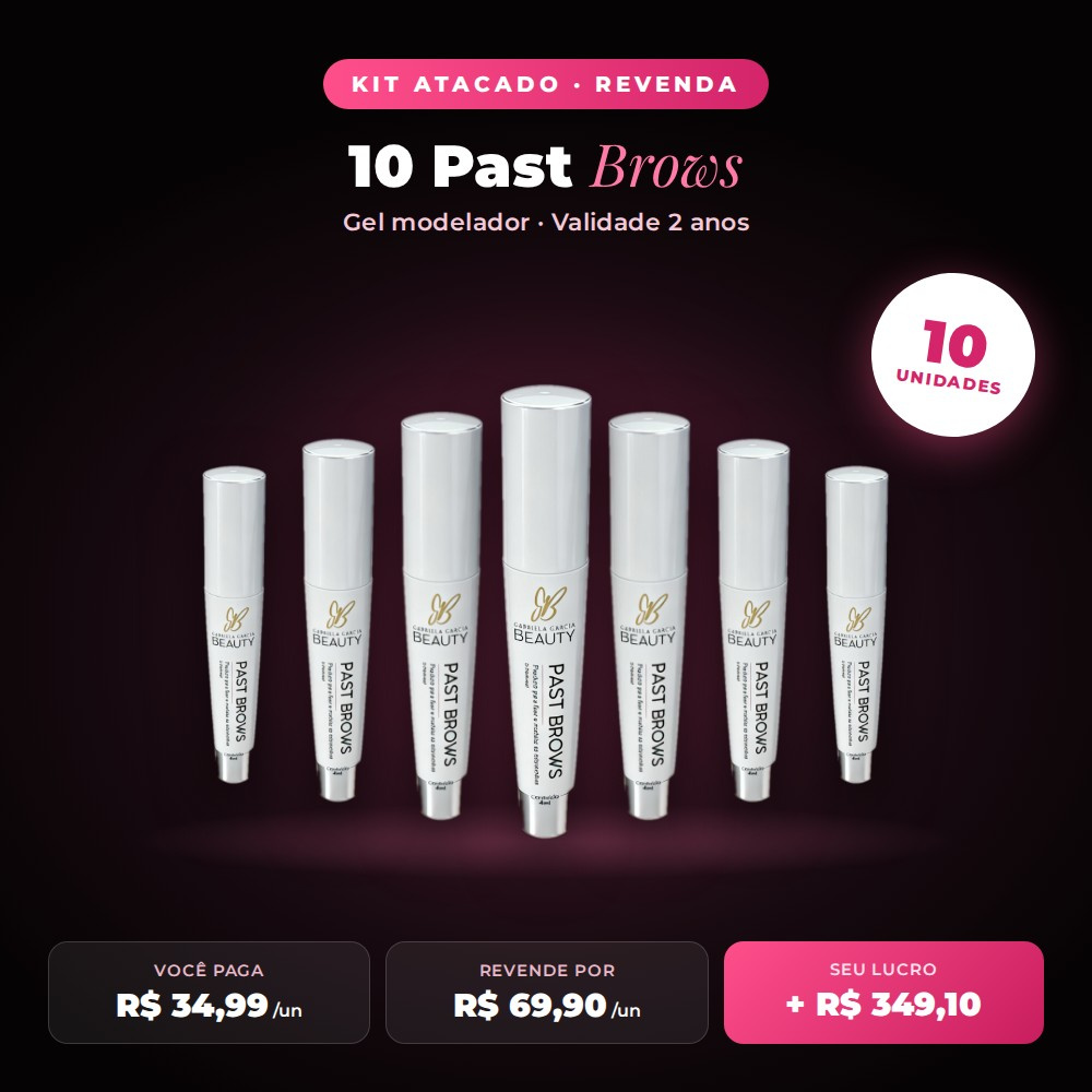 Kit Atacado 10 Past Brows