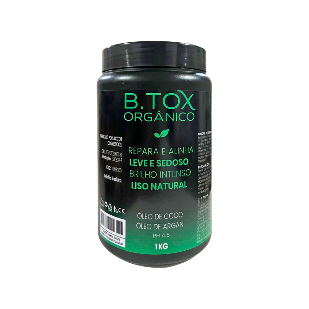 B.Tox Orgânico - 1Kg - Accor Cosmetics
